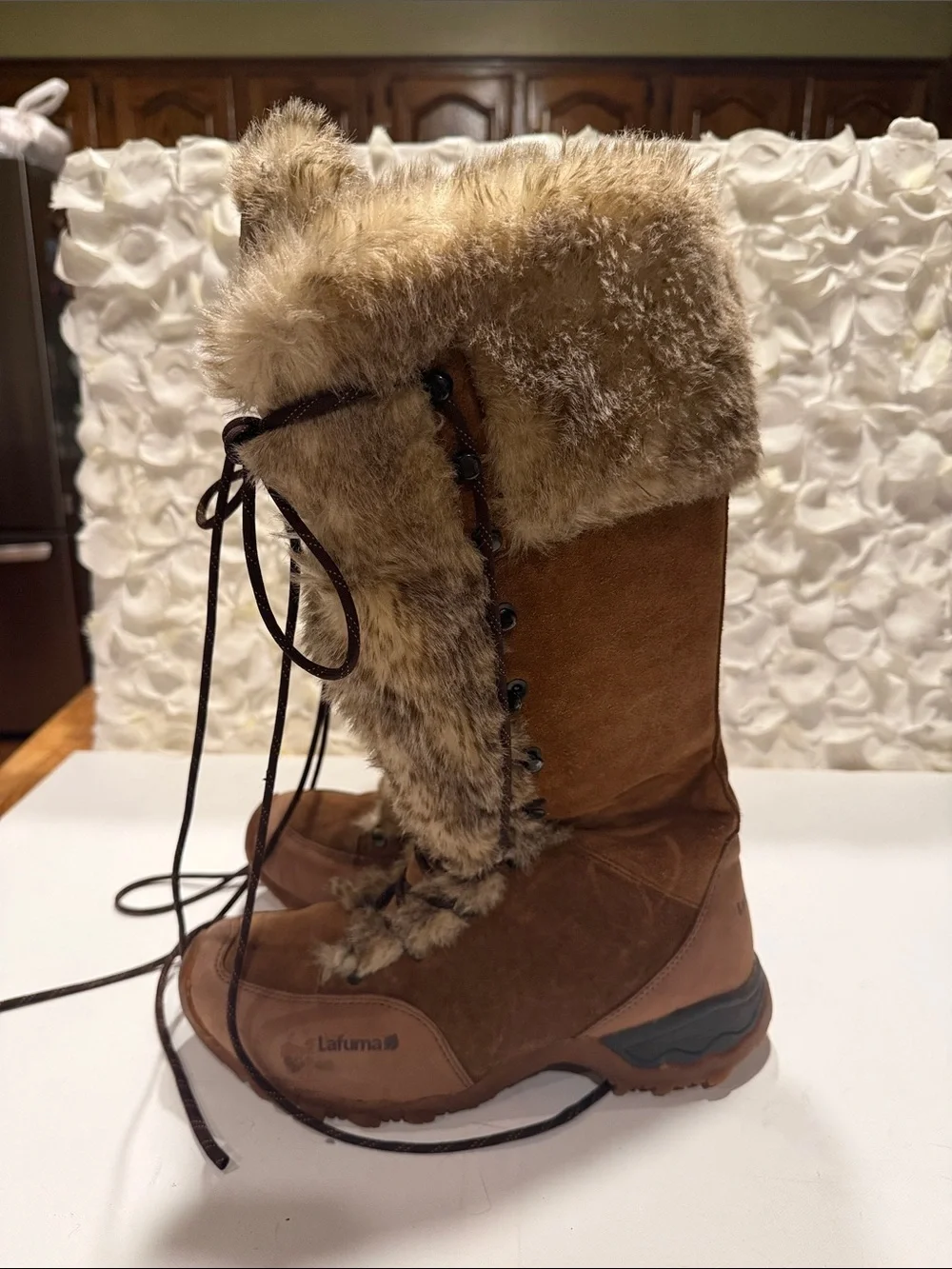 Lafuma Brown Winter Lace-Up Boots